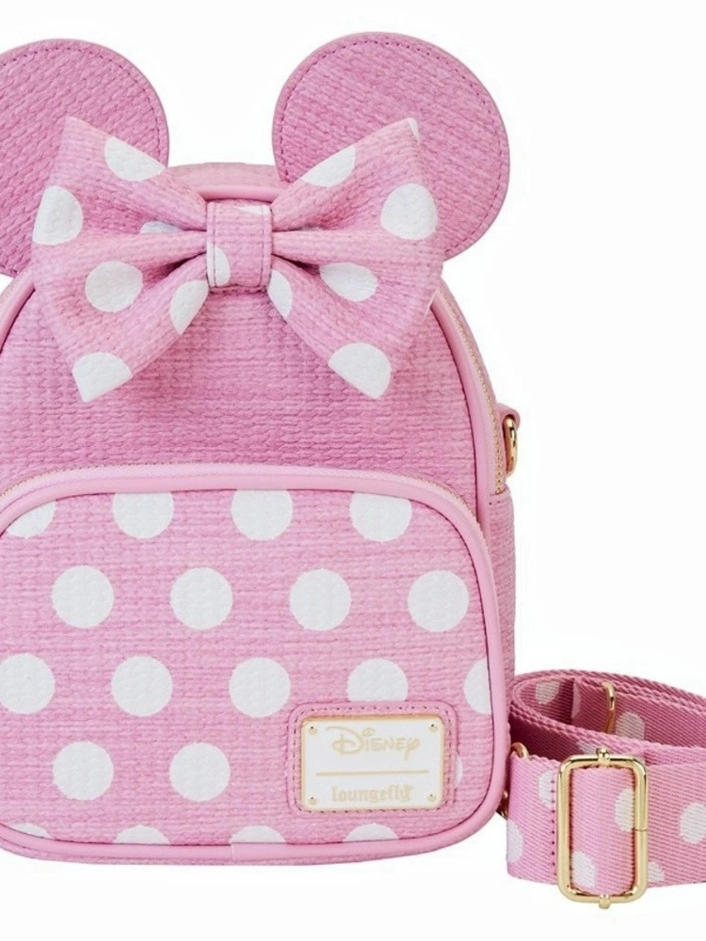 Disney Minnie Mouse Loungefly Mini Backpack Pink Polka Dot Mini Backpack Like